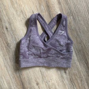 Gymshark camo adapt bra
